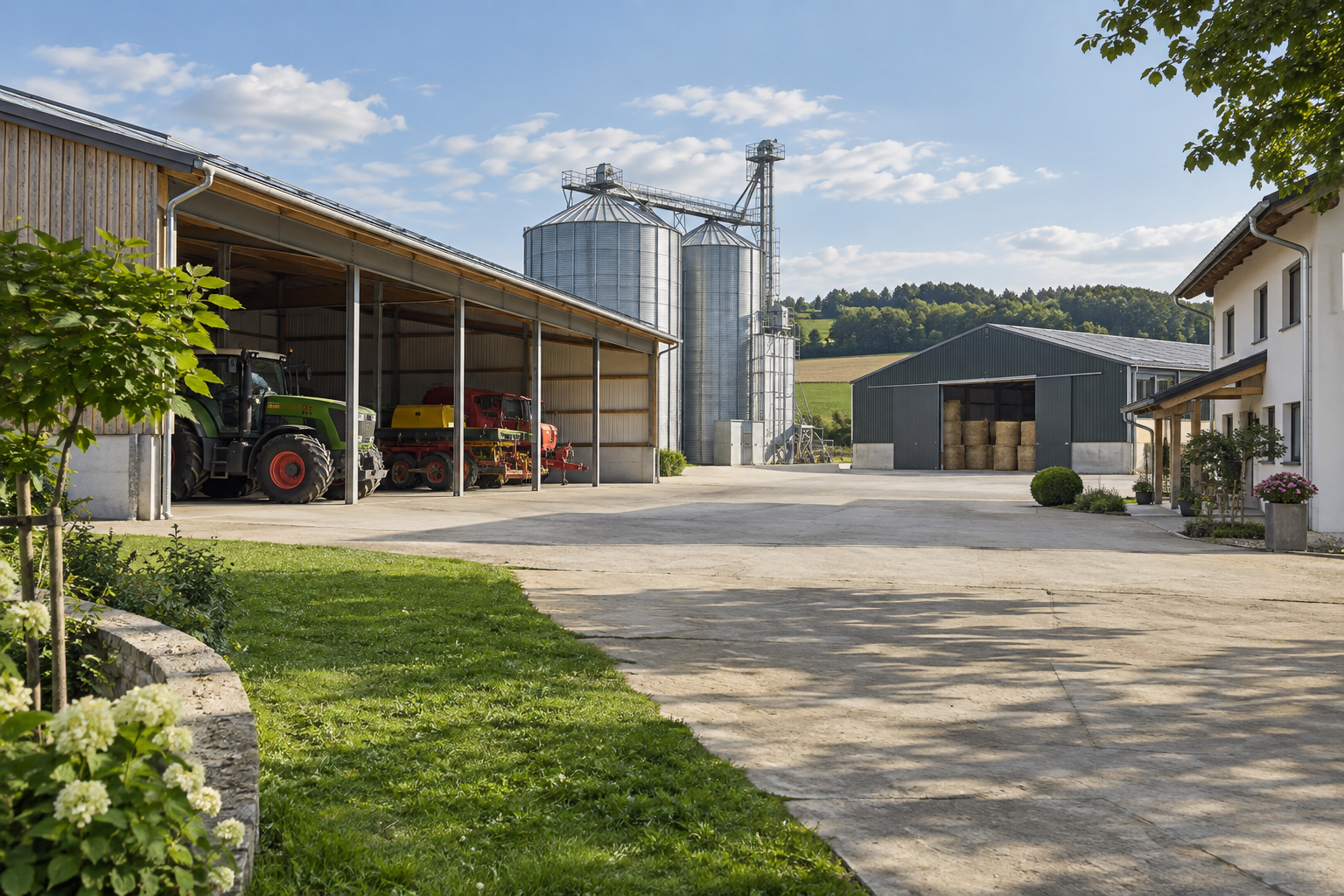 Wirtschaftsgebäude eines größeren Landgutes